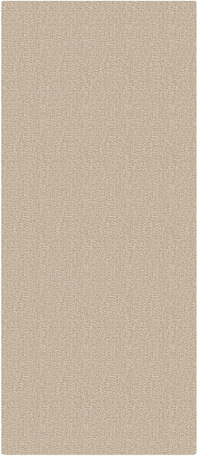 EARTHALL Washable Runner Rug 3x7 Ft Non Slip Runners for Hallways Wide Cotton Rubber Backed Kitchen Runner Braided Indoor Floor Carpet Runners for Entryway, Hallway, Kitchen, Bedroom, Send/Beige