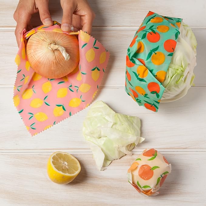 DANICA NOW DESIGNS Citrus Beeswax Wrap, 3 CT
