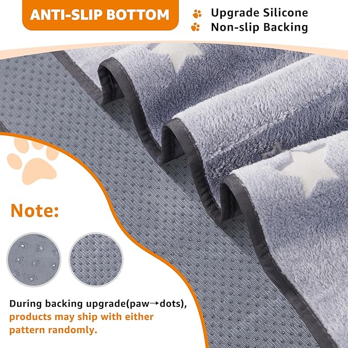 LOOBANI Washable Pee Pads for Dogs, Fast Absorption Reusable Puppy Pad, Waterproof Whelping Pads, Training Pet Playpen Mat for Floor, Dog Crate, 1 Pack 72 x 72 in