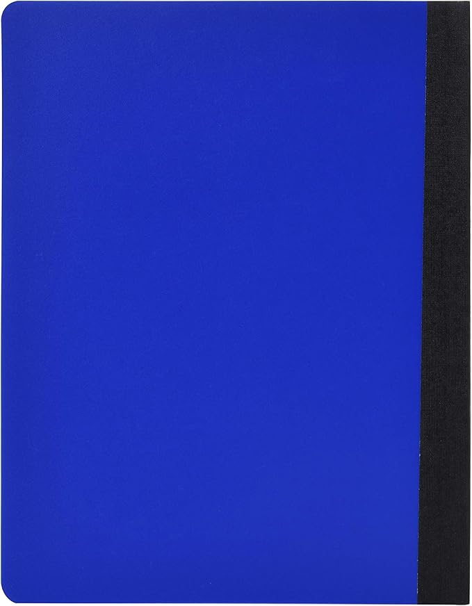 Mintra Office Poly Composition Book (3 Pack, Black Blue Red)