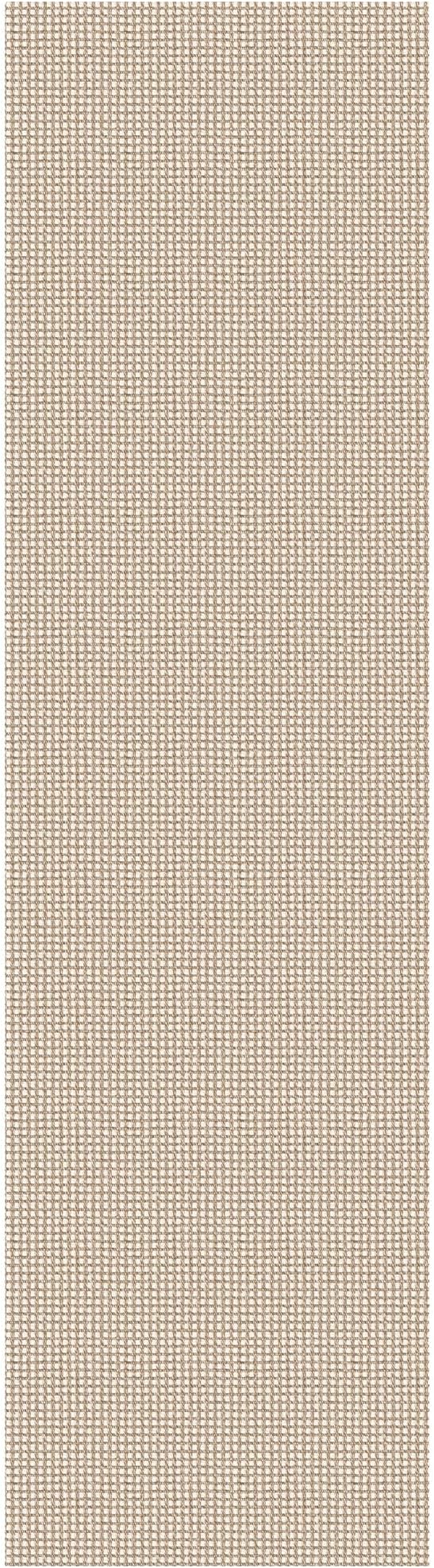 EARTHALL Woven Runner Rug 2.6x8 Ft Washable Runners for Hallways Wide Non Slip Rubber Backed Kitchen Runner Braided Indoor Floor Carpet for Entryway Hallway Kitchen Bedroom, Beige/Ivory