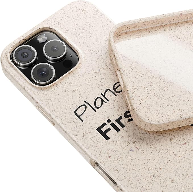Eco-Friendly Biodegradable Phone Case - Planet First, Compatible with iPhone 16, 15, 14, & Samsung 22, 21, 20, All Versions