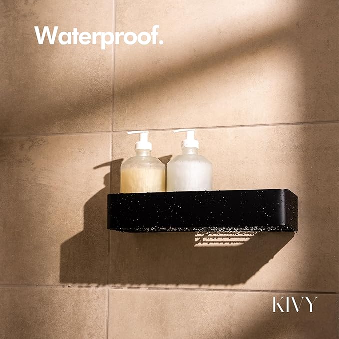 KIVY Glass Soap Dispenser Set [INCL. Waterproof Labels] - Glass Soap Dispenser with Pump - Hand Soap and Dish Soap Set - for Kitchen, Shower & Bathroom - Refillable (Matte White)