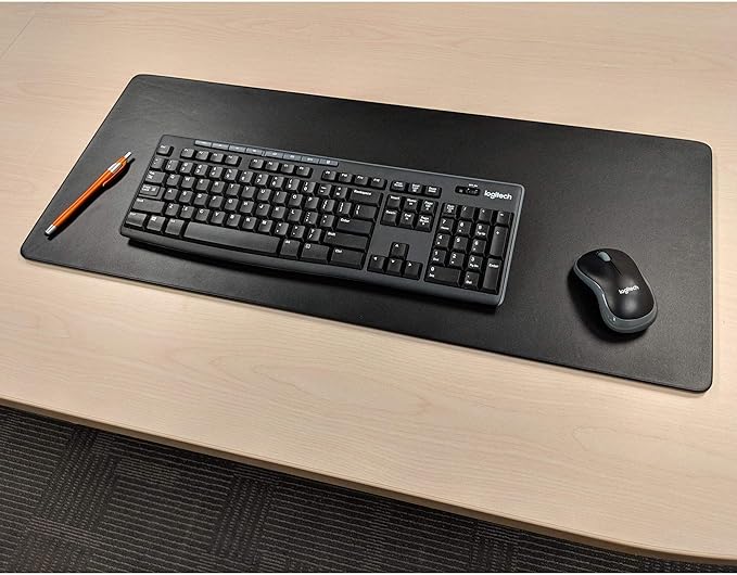 Dacasso Leather Desk Pad Without Side Rails