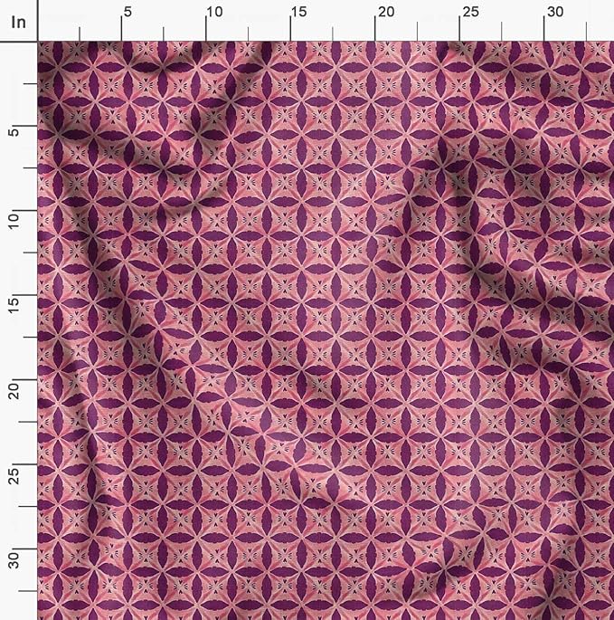 Soimoi African Print - Blue, Canvas Fabric Material - 56 Inch Wide, 1 Yard, Unstitched Fabric for Upholstery, Bags, Workwear and Outdoor Gear.