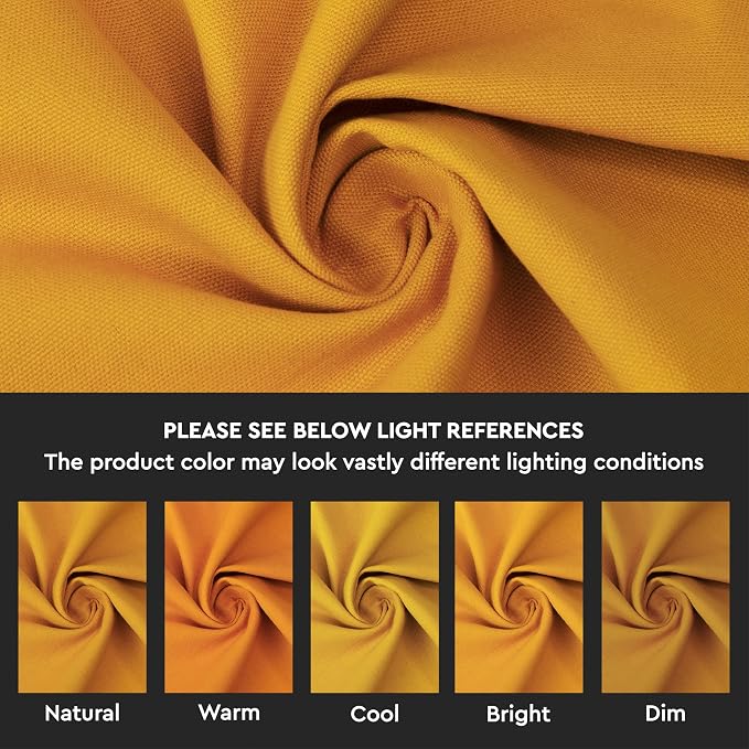 Encasa XO Throw Pillow Covers 24x24 in Set of 2 Mango | No Inserts | Cotton Pillow Covers for Living Room, Bed, Sofa, Couch | Decorative Cushion Covers with Improved Zipper