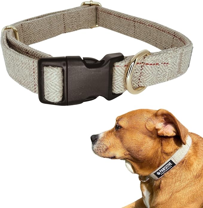 Gracie To The Rescue Wool Dog Collar - Hypoallergenic, Odor Resistant, Supports Dog Rescues