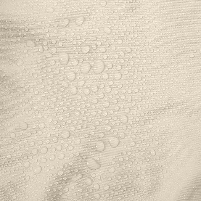 Bath Bliss PVC Heavy Weight Shower Curtain Liner | 4G | 70"x72" | Rust Resistant Copper Grommets | Magnetic Hem | Beige