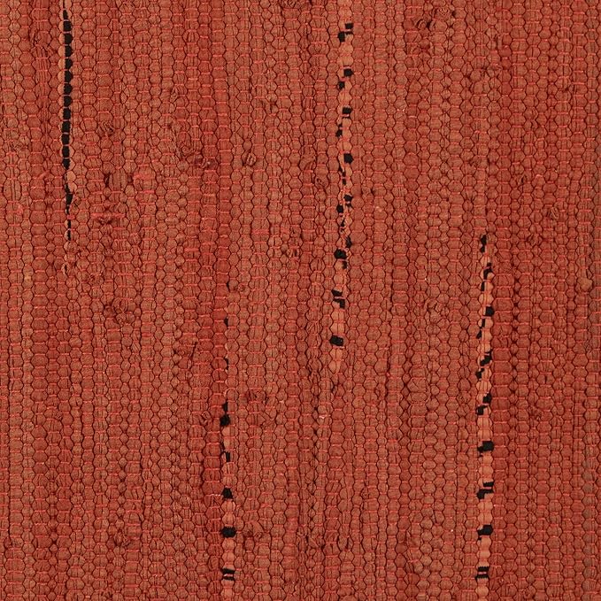 DII Chindi Home Collection Handwoven Multicolor Area Rag Rug, 20x31.5, Spice