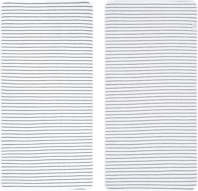 POLYTE 430 GSM Microfiber Oversize Quick Dry Lint Free Bath Towel, 60 x 30 in, 4 Pack (Waffle Weave)