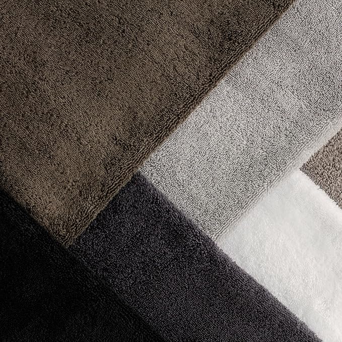 Blomus Riva Organic Terry Cloth Hand Towel - Magnet (Charcoal) - Set of 2-30x50cm / 12x20in