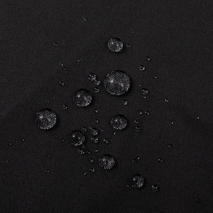 ALYVIA SPRING Stall Fabric Shower Curtain Liner Waterproof - Soft & Lightweight Small Shower Curtain with Magnets for Narrow Stall Size, Machine Washable - 36x72, Black