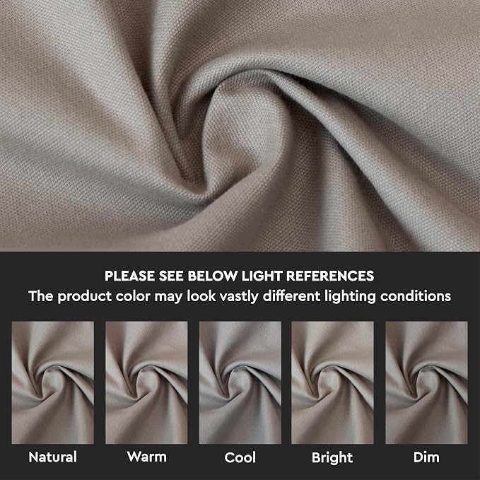 Encasa XO Throw Pillow Covers 24x24 in Set of 2 Beige | No Inserts | Cotton Pillow Covers for Living Room, Bed, Sofa, Couch | Decorative Cushion Covers with Improved Zipper