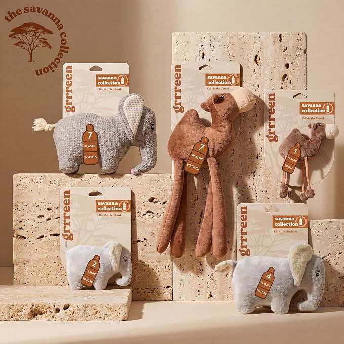 Dog Toys | Plush Camel Stuffed Animal for Large Dogs | Eco Friendly Jumbo Dog Toy