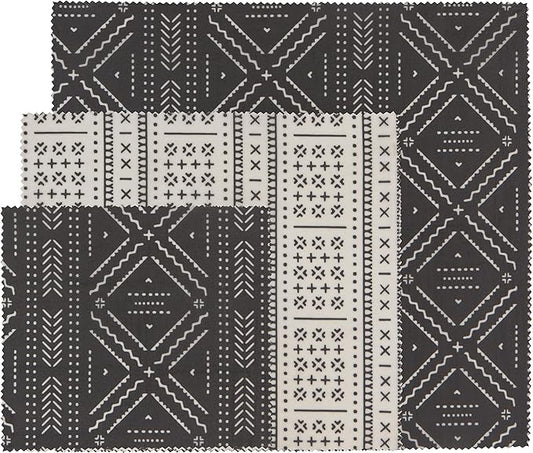 NOW DESIGNS Onyx Beeswax Wrap 3 Pack, 3 CT