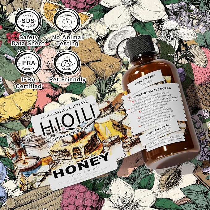 HIQILI Lilac Fragrance Oil for Women Perfume Making - 1 Fl Oz | DIY Candle & Soap, Long-Lasting, Soft Floral Scents for Essential Oils Diffuser, Pet Safe, Graduated Dropper Included
