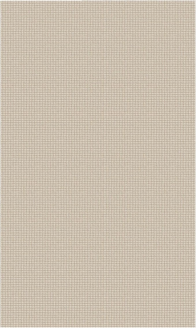 EARTHALL Woven Area Rug 3x5 Ft Washable Rugs for Entryway Braided Non Slip Rubber Backed Throw Rugs Door Mat Indoor Outdoor Entrance Cotton Carpet for Kitchen Foyer Front Door, Beige/Ivory