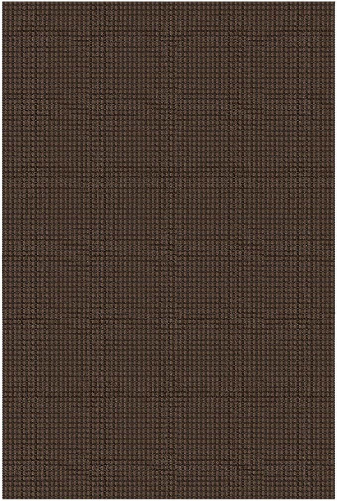 EARTHALL Woven Area Rug 3x5 Ft Washable Rugs for Entryway Braided Non Slip Rubber Backed Throw Rugs Door Mat Indoor Outdoor Entrance Cotton Carpet for Kitchen Foyer Front Door, Brown