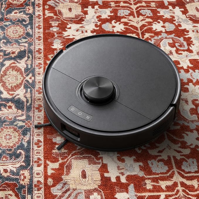 Keen Home Design 6x9 Rug - Machine Washable Area Rug with Non-Slip Backing, Ideal for Living Room, Dining Room, Bedroom - Vintage, Easy Clean, Durable, Low Pile Rug - (6' x 9')