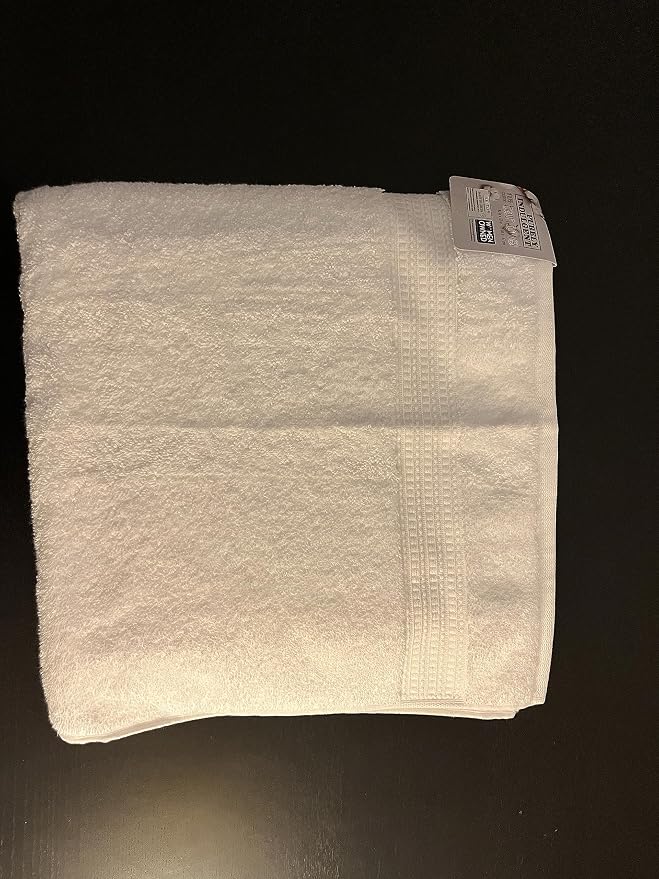 Purely Organic Bliss 100% Organic Cotton Bath Towel (White, 2)