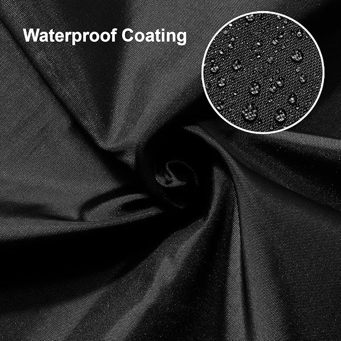 Amazer Black Shower Curtain Liner, Black Fabric Shower Liner, 2-in-1 Bathroom Shower Curtain and Liner, 12 Grommet Holes, Water Proof, Machine Washable, Hotel Quality, 72 x 72 Inches