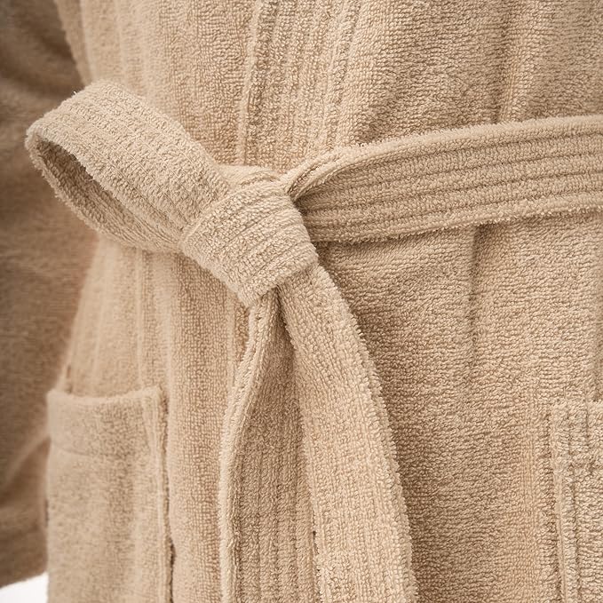 BAGNO MILANO Women's Robe, Certified Organic Turkish Soft Cotton Kimono Bathrobe for Women