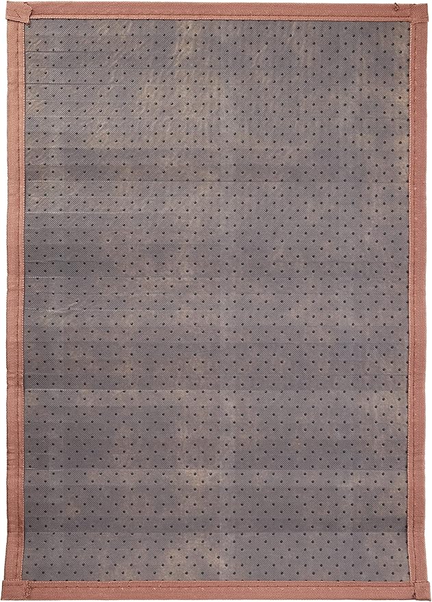 iDesign Formbu Bamboo Floor Mat Non-Skid, Water-Resistant Runner Rug for Bathroom, Kitchen, Entryway, Hallway, Office, Mudroom, Vanity, 17" x 24", Natural Beige,81132