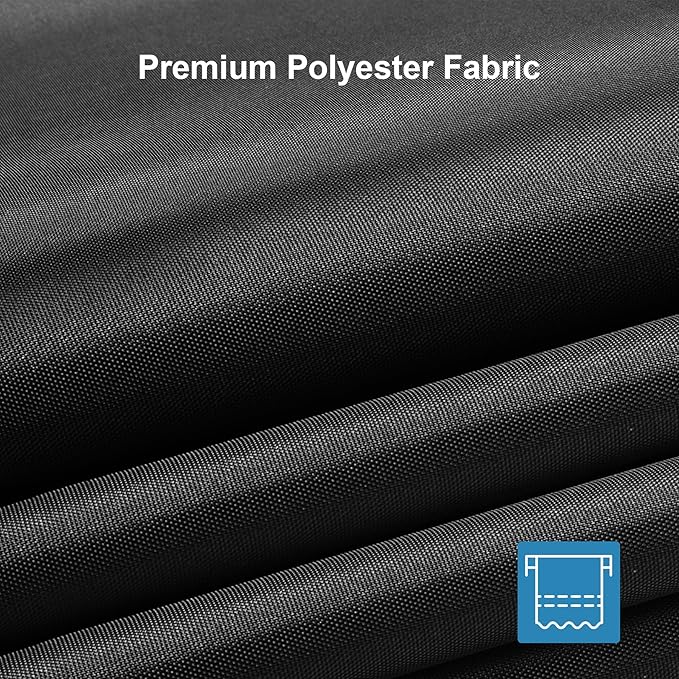 Amazer Black Shower Curtain Liner, Black Fabric Shower Liner, 2-in-1 Bathroom Shower Curtain and Liner, 12 Grommet Holes, Water Proof, Machine Washable, Hotel Quality, 72 x 72 Inches