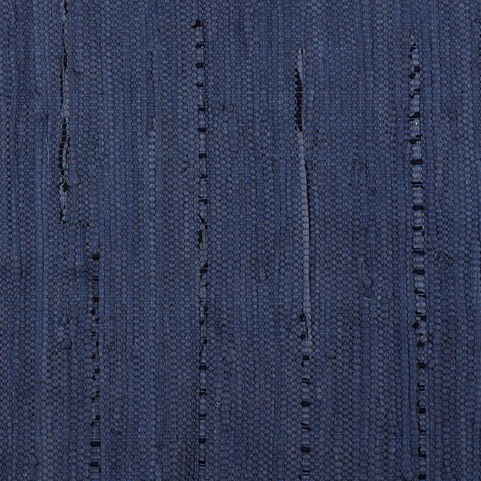 DII Chindi Home Collection Handwoven Multicolor Area Rag Rug, Runner, 2' 3" x6', French Blue