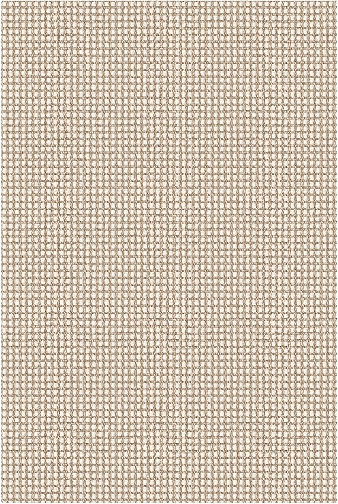 EARTHALL Woven Area Rug 2x3 Ft Washable Rugs for Entryway Braided Non Slip Throw Rugs Door Mat Indoor Outdoor Entrance Small Cotton Woven Carpet for Kitchen Foyer Front Door, Beige/Ivory