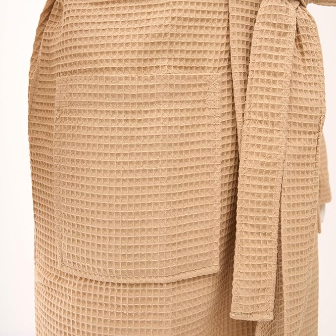 BAGNO MILANO Women's Robes, Waffle Robes For Women, Turkish Cotton Bathrobes For Women