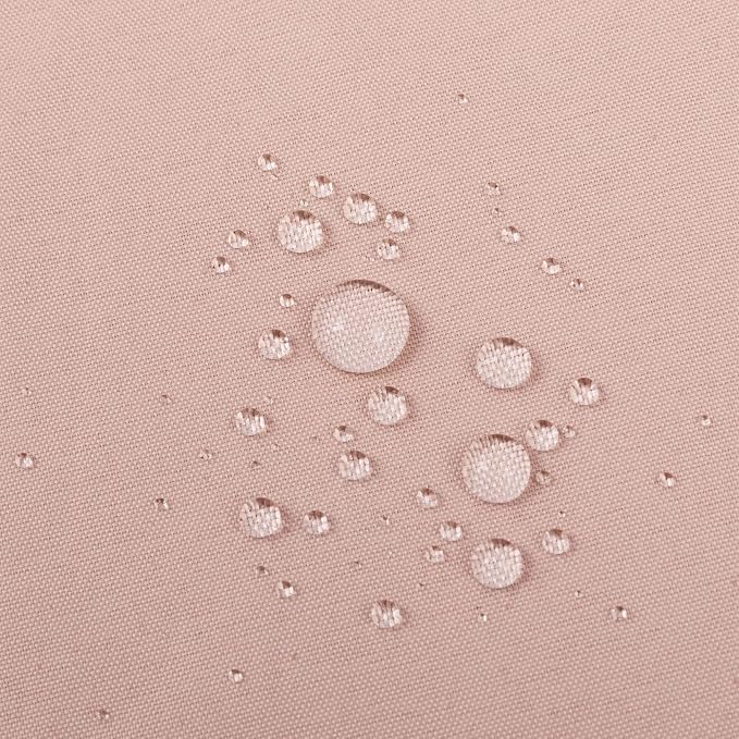 ALYVIA SPRING Pink Shower Curtain Liner Fabric with 3 Magnets - Waterproof Soft Hotel Quality Cloth Shower Curtain for Bathroom, Light-Weight & Machine Washable - Standard Size 72x72, Blush Pink