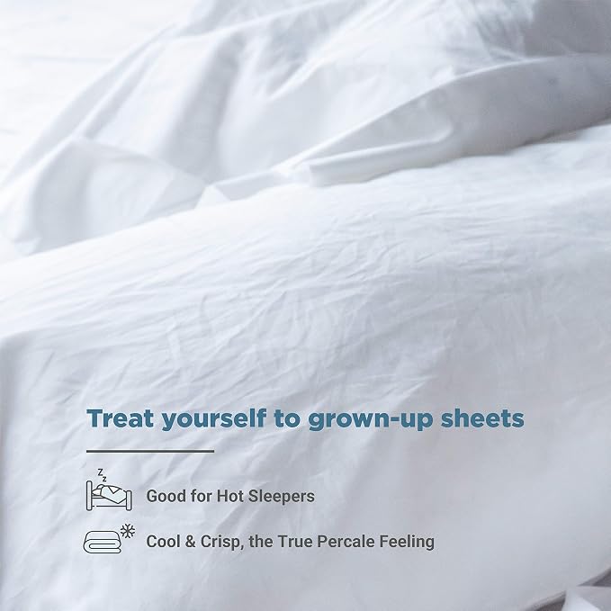 Fabdreams 100% Organic Cotton King Pillow Case Set | California King Size Pillow Case Set | 400 Thread Count | GOTS Certified | Long Staple Cotton | Soft Silky Shiny | 20" x 40" | White