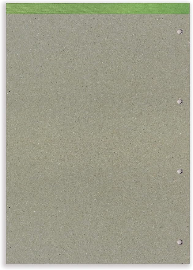Silvine Everyday Refill Pad Recycled Wirebound Ruled Margin 160pp 70gsm A4 Ref RE4FM [Pack of 6]