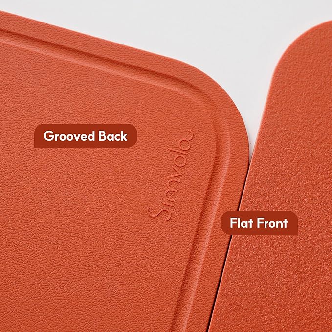 Flexible Cutting Board – Premium TPU Cutting Mat, Thick, Knife Friendly, Non-Slip, Dishwasher Safe Kitchen Prep Board, Made in Korea, Brick Large (1 Pack)