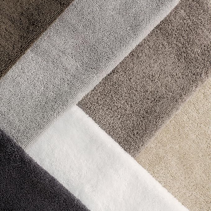 Blomus Riva Organic Terry Cloth Hand Towel - Magnet (Charcoal) - Set of 2-30x50cm / 12x20in