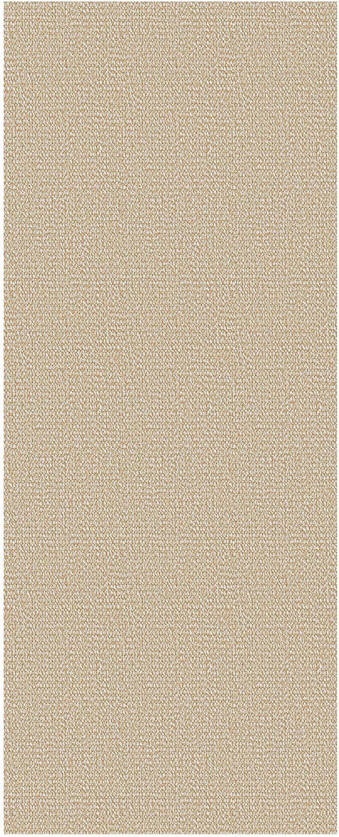 EARTHALL Washable Runner Rug 2x5 Ft Non Slip Runners for Hallways Cotton Rubber Backed Kitchen Runner Braided Indoor Floor Carpet Runners for Entryway, Hallway, Kitchen, Bedroom, Golden Beige/White