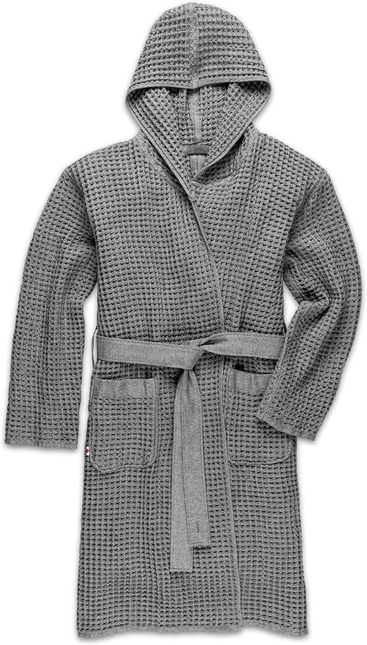ONSEN Supima Waffle Bath Robe – Luxury Cotton Robe for Women & Men, Lightweight Spa Robe, Quick Dry, Soft & Absorbent