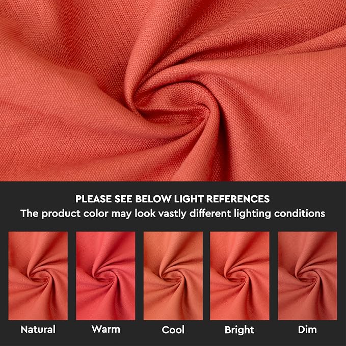 Encasa XO Throw Pillow Covers 20x20 in Set of 2 Brick | No Inserts | Cotton Pillow Covers for Living Room, Bed, Sofa, Couch | Decorative Cushion Covers with Improved Zipper