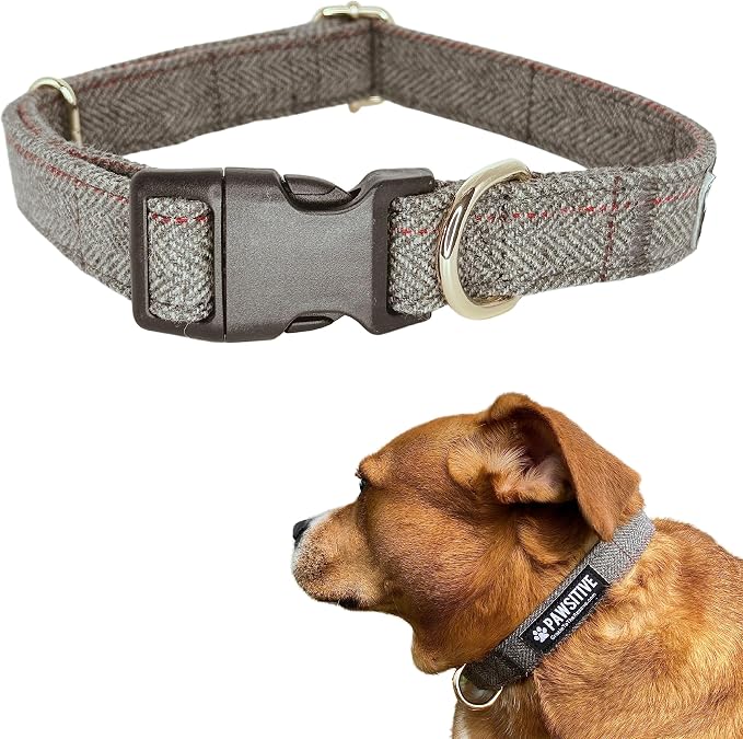 Gracie To The Rescue Wool Dog Collar - Hypoallergenic, Odor Resistant, Supports Dog Rescues