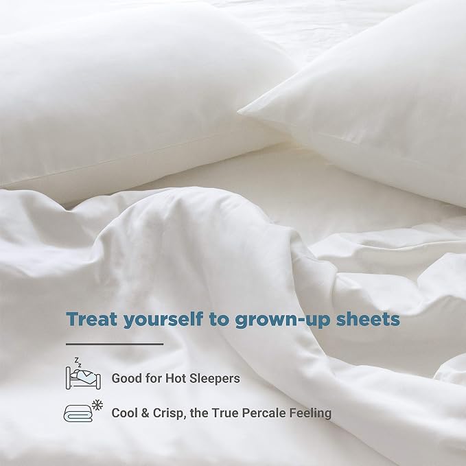 Fabdreams 100% Organic Cotton King Pillowcases | 400 Thread Count | Luxury Hotel Collection | GOTS Certified Long Staple Cotton | Soft & Smoother Than Egyptian Cotton | Set of 2-20" x 40" | Ivory