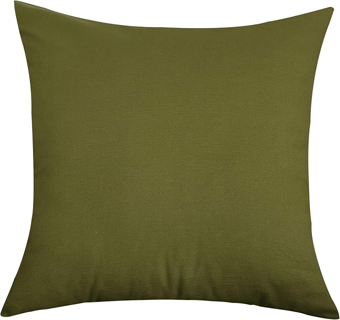 TangDepot 100% Cotton Solid Throw Pillow Cover 26x26 Orange | 100% cotton, same-color zip, machine wash & air dry. For living room, bedroom, office, car. 42 colors, 409 sizes. Cover only.