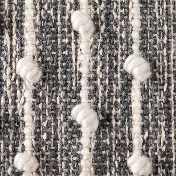 DII Slub Rug Collection Recycled Cotton Loop, 2x3', Mineral Gray