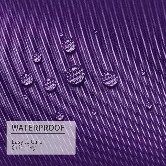 Gibelle Purple Fabric Shower Curtain or Liner, 72x72 Waterproof Shower Curtain Liner for Bathroom with Metal Grommets, Soft Cloth & Hotel Quality, Machine Washable