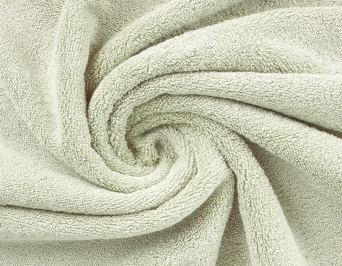 Organic Cotton Luxuriously Plush Washcloths Pack of 6 | GOTS & Oeko-TEX Certified | Premium Quality Face Towels | Feather Touch Technology|650 GSM Long Staple|Soft, Quick Dry & Ultra-Absorbent