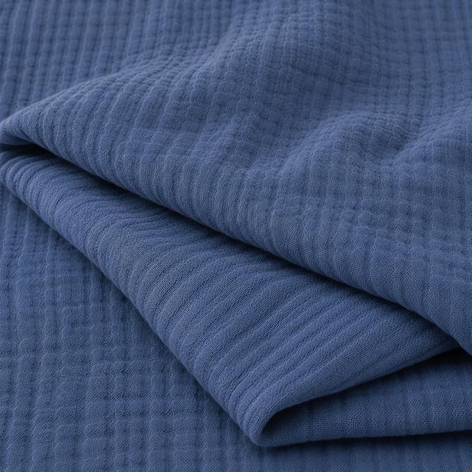 Newton Baby Deluxe Crib Sheet – Ultra-Soft Breathable Organic Cotton Fitted Crib Sheet | Thicker & Softer Design | Machine Washable Baby Bedding | Evening Blue