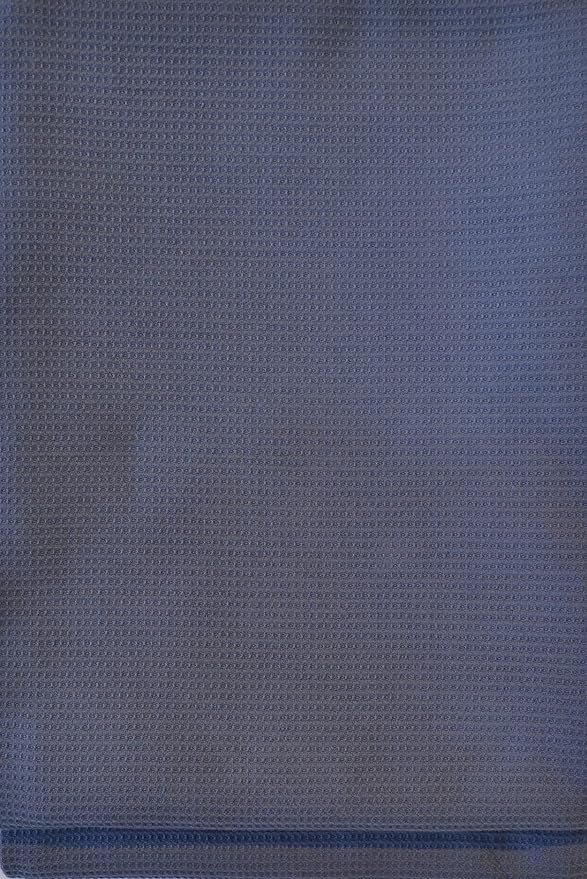 Waffle Bath Towel Pack of 2, 30.5x58 INCHES, 100% Natural Organic Cotton, GOTS Certified (Folkstone Grey) Super ABSORBANT & Quick Dry, NO SOFTENERS, Environment Friendly