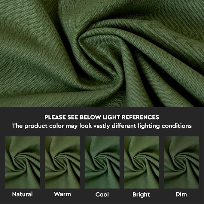 Encasa XO Throw Pillow Covers 20x20 in Set of 2 Leaf Green | No Inserts | Cotton Pillow Covers for Living Room, Bed, Sofa, Couch | Decorative Cushion Covers with Improved Zipper