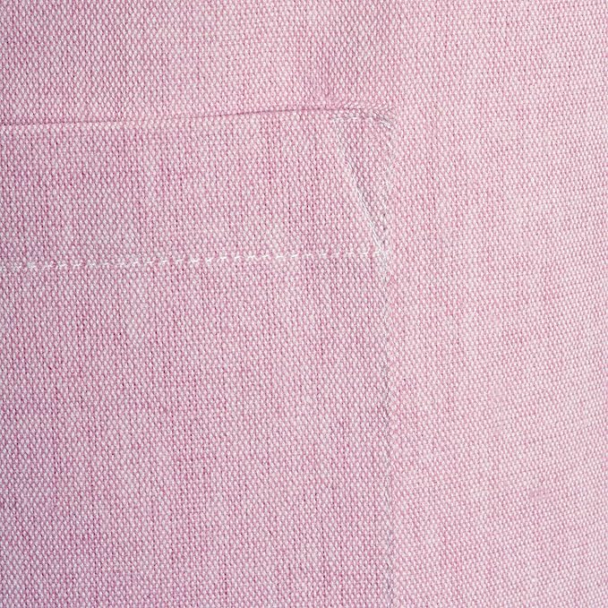 DII 100% Cotton Solid Chambray Kitchen Set, Chef Apron, Rose, 1 Piece