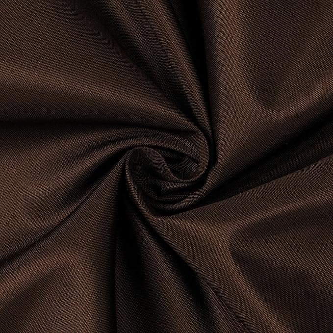 N&Y HOME Fabric Shower Curtain or Liner with Magnets - Brown Shower Curtain for Bathroom with Hotel Quality, Machine Washable - Brown, 72x72